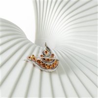 Cuneo - Corso Nizza 11 - Spilla Goldside Donna in Oro Zaffiro rosa 0.60 Ct 82058791 - 82058791
